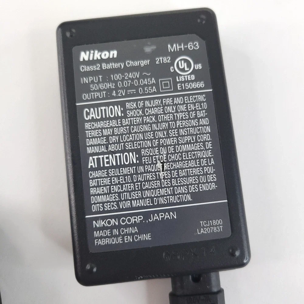 Nikon MH-63 Battery Charger For Coolpix EN-EL10 S60 S500 S3000 S5100 S230 S570